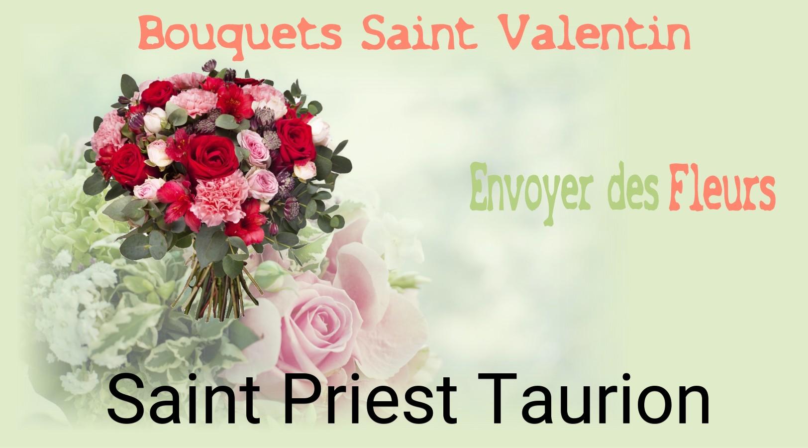 Roses de Saint-Valentin livrées à Saint-Priest-Taurion